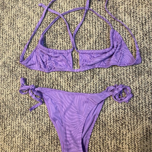 two piece tie up swim suit - Picture 6 of 6